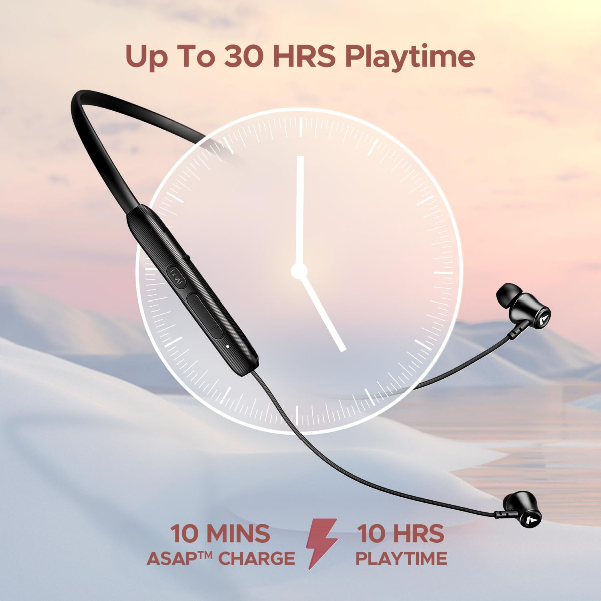 boAt Rockerz 245 v2 Pro Wireless in Ear Neckband with Up to 30 hrs Playtime ENx Tech ASAP Charge Beast Mode Dual Pairing Magnetic BudsUSB Type-C InterfaceIPX5Active Black