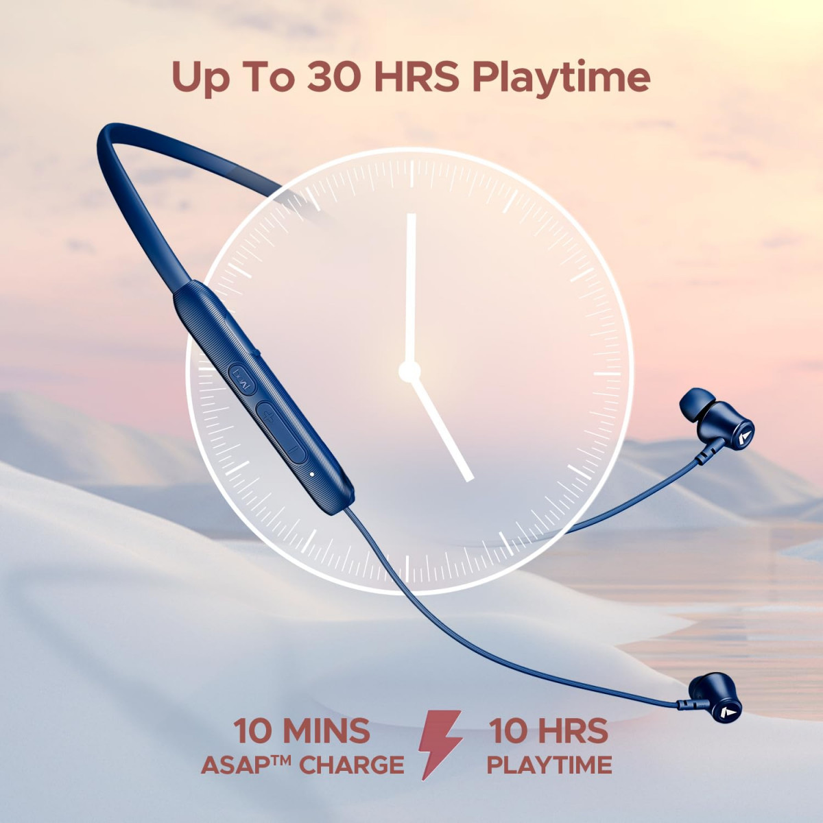 boAt Rockerz 245 V2 Pro Wireless in Ear Neckband with Up to 30 Hrs Playtime Enx Tech Asap Charge Beast Mode Dual Pairing Magnetic BudsUSB Type-C InterfaceIpx5Cool Blue