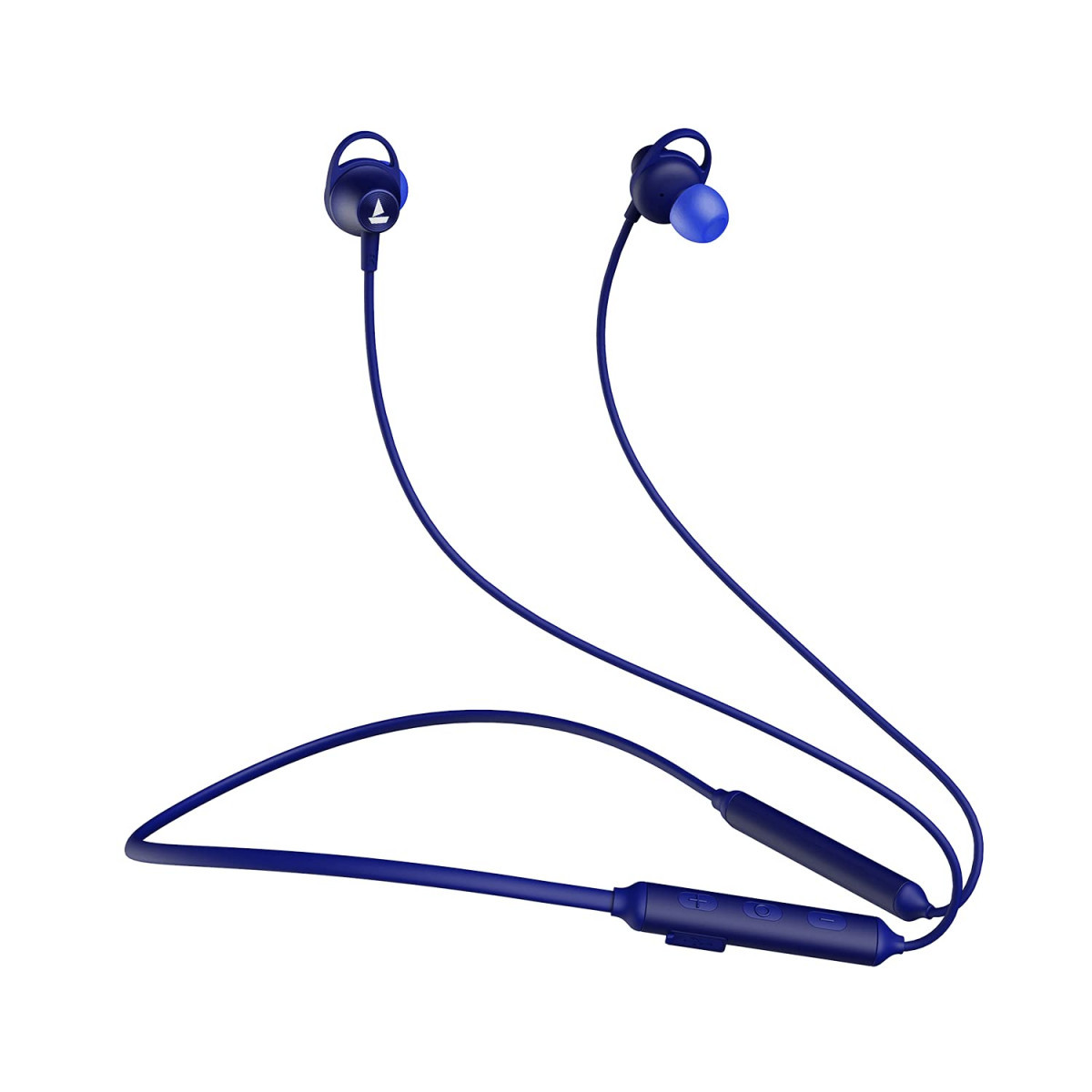 boAt Rockerz 245v2 Bluetooth Wireless in Ear Earphones with Upto 8 Hours Playback 12mm Drivers IPX5 Magnetic Eartips Integrated Controls and Lightweight Design with Mic Navy Blue