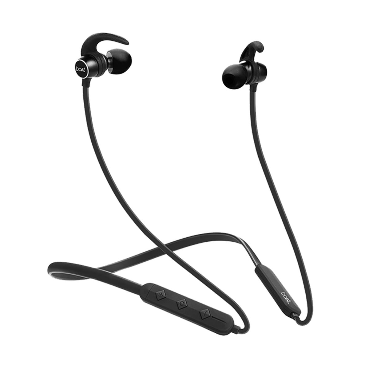 boAt Rockerz 255 in Ear Bluetooth Neckband with Upto 6 Hours Playback Secure Fit IPX5 Magnetic Earbuds BT v50 and Voice AssistantActive Black