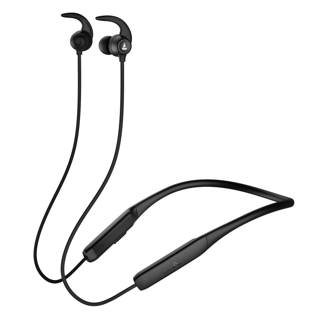 boAt Rockerz 255 Neo in-Ear Bluetooth Neckband with Mic with ENx Tech Smart Magnetic Buds ASAP Charge Upto 25 Hours Playback 12MM Drivers Beast Mode Dual Pairing Active Black