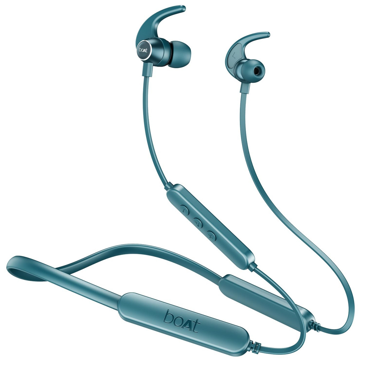boAt Rockerz 255 Pro Bluetooth in Ear Neckband with Upto 60 Hours Playback ASAP Charge IPX7 Dual Pairing and Bluetooth v52Teal Green