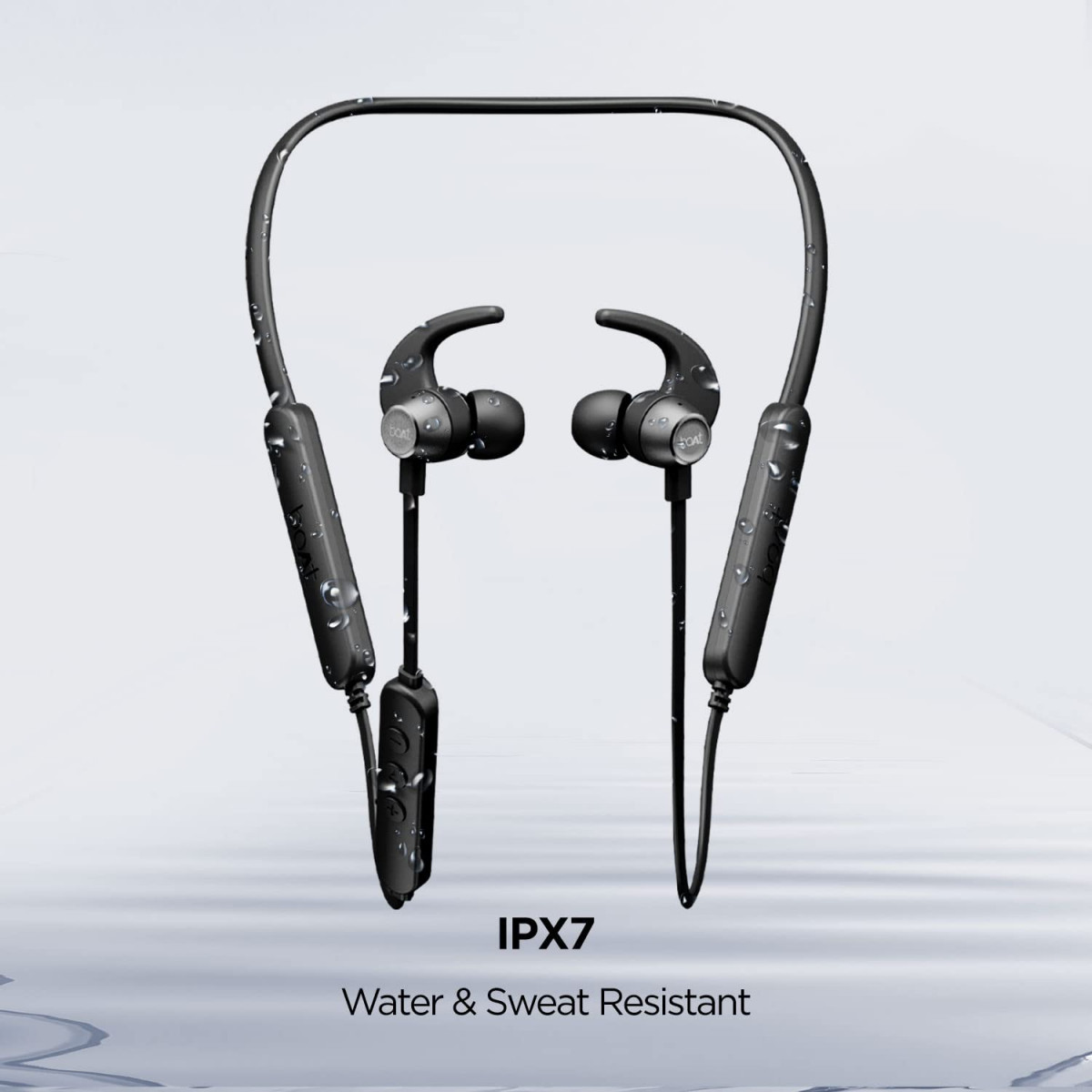 boAt Rockerz 258 Pro Bluetooth in Ear Earphones with Upto 60 Hours Playback ASAP Charge IPX7 Dual Pairing and Bluetooth v50Active Black