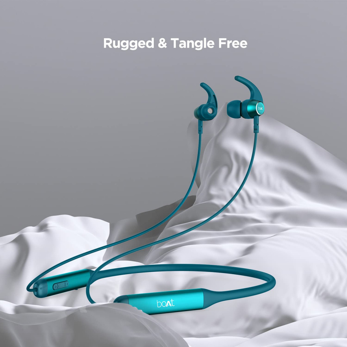 boAt Rockerz 330 in-Ear Bluetooth Neckband with Upto 30 Hours Playtime ASAP Charge Signature Sound Dual Pairing  IPX5 with Mic Teal Green