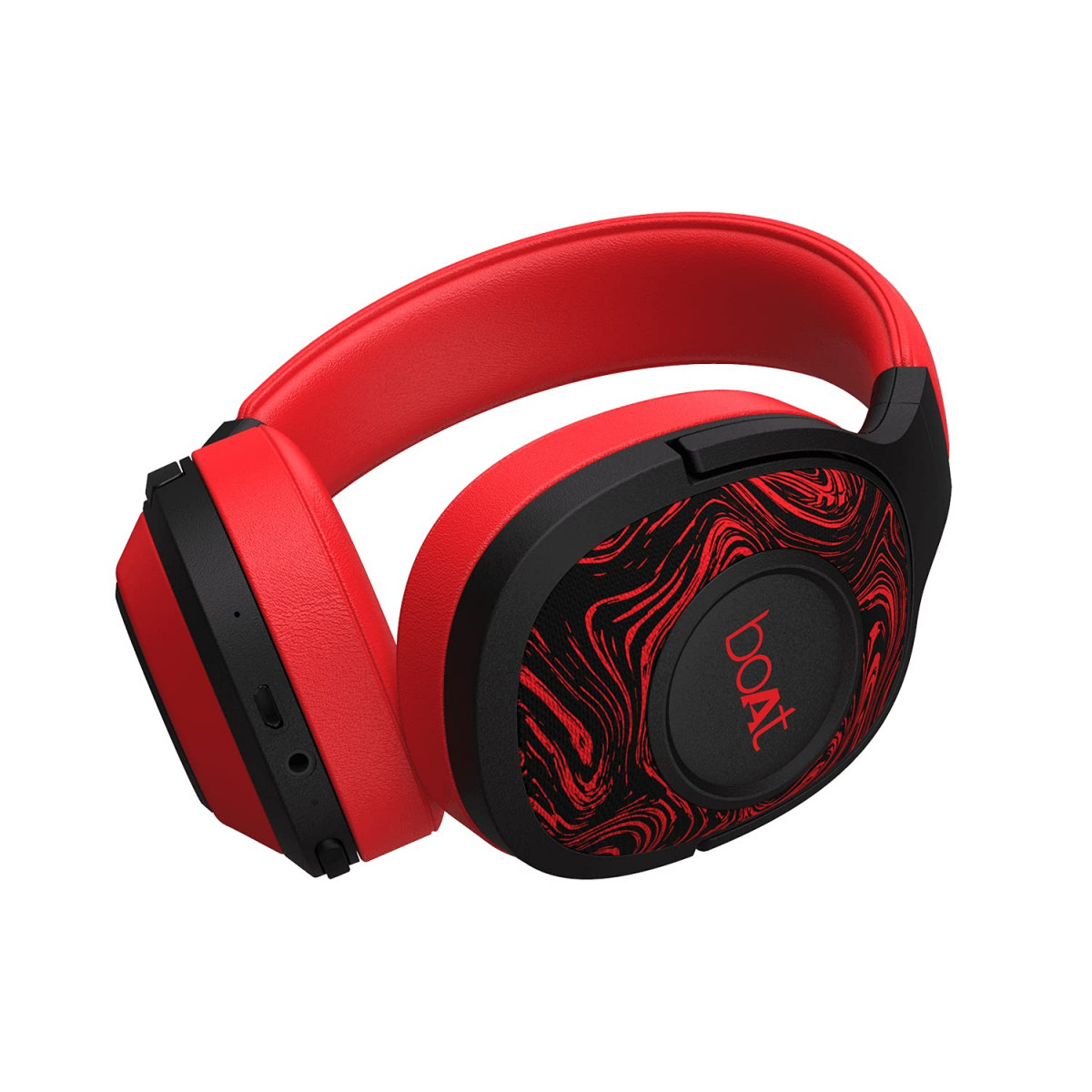 boAt Rockerz 550 Bluetooth Wireless Over Ear Headphones with Mic Upto 20 Hours Playback Red