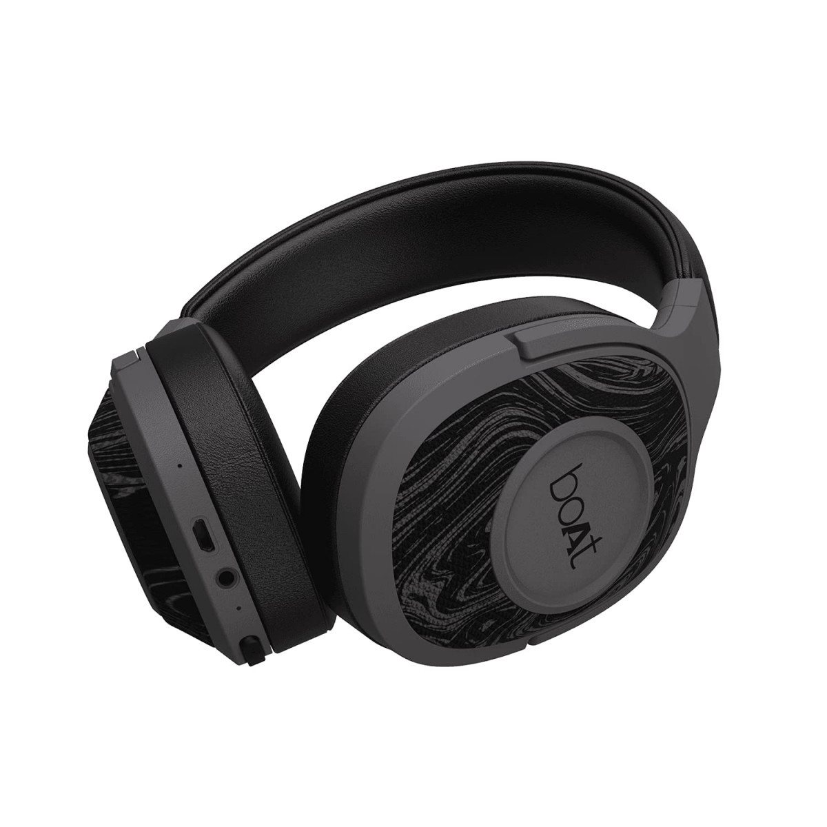 boAt Rockerz 550 Over Ear Bluetooth Headphones with Upto 20 Hours Playback Black