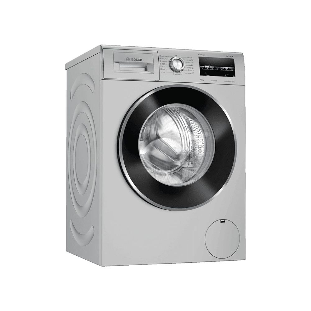 Bosch 7 kg Fully-Automatic Front Loading Washing Machine WAJ2446SIN Silver Inbuilt Heater