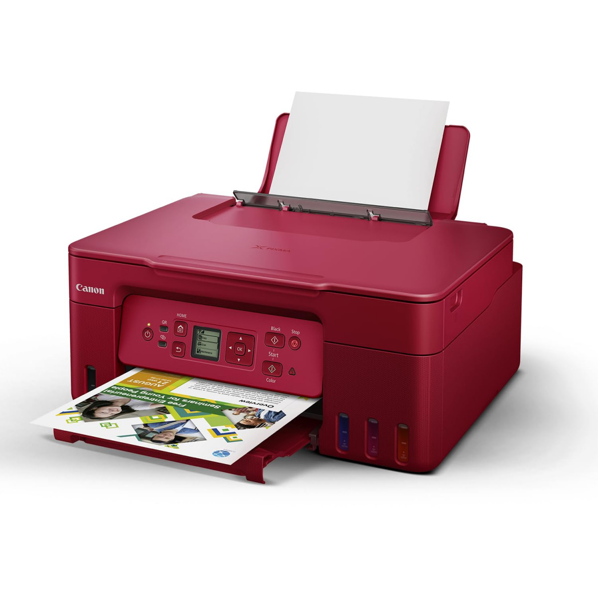 Canon PIXMA MegaTank G3770 Red All-in-one Print Scan Copy