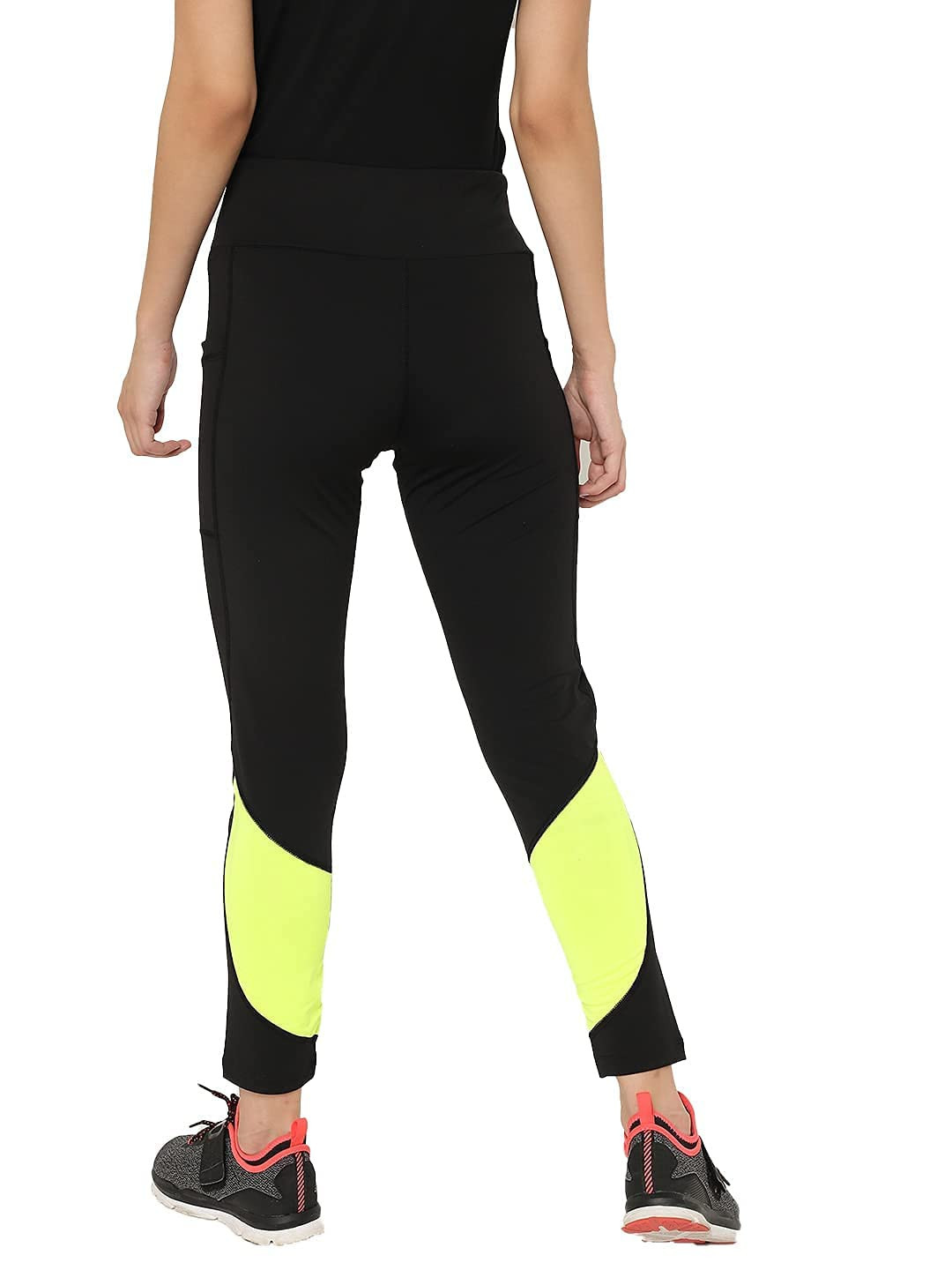 Buy DIAZ Women Yoga Track Pants Gym Leggings Tights with 2 Side Pockets |  Stretchable Tights | Mid Waist Sports Fitness Yoga Track Pants for Girls & Women  Black XL Online at Best Prices in India - JioMart.