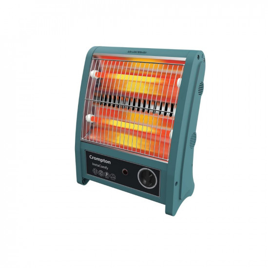 Crompton Insta Comfy 800 Watt Room Heater with 2 Heat SettingsGrey Blue