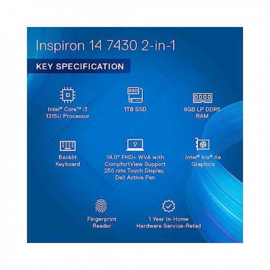 Dell Inspiron 5425 Laptop AMD Ryzen R7-5825U16GB DDR4512GB SSD140 3556cm FHD 250 nits with Comfort ViewBacklit KBWin 11  MSO03921  15 Month McAfeePlatinum SilverThin  Light-154kg