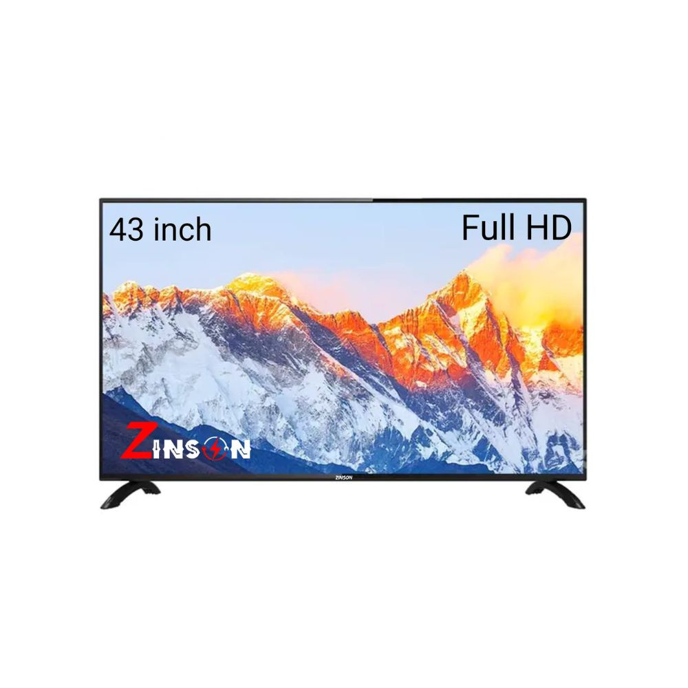 Zinson 109cm 43 Inches Smart Android Classic In-Built Bluetooth  Voice Remote Black LED TV ZS43S18FL