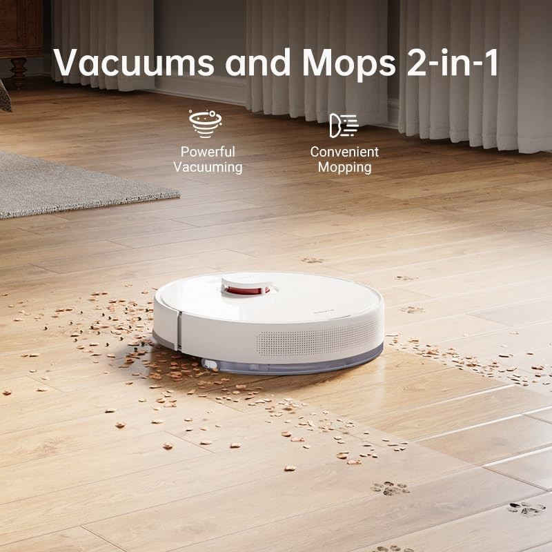 dreame F9 Pro Robot Vacuum Cleaner and Mop 2-in-1 Mapping for Multiple Floors LiDAR Navigation 150-min Runtime Vacuum Cleaner and Mop Robot WiFiAppAlexa