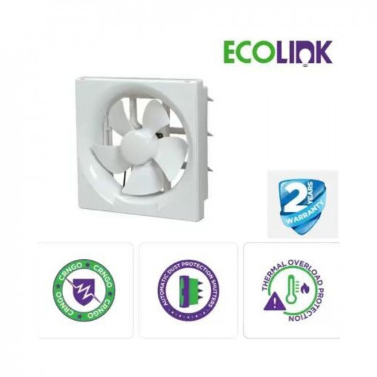 EcoLink Turbo Exhaust 200 mm Exhaust Fan White