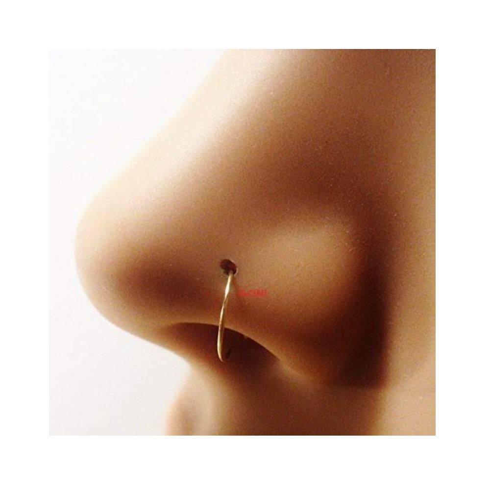 Nose Ring 22 Gauge Rose Gold Nose Hoop Piercing Plain Nose Ring 14k Gold  Filled Handmade Nose Jewelry - Etsy