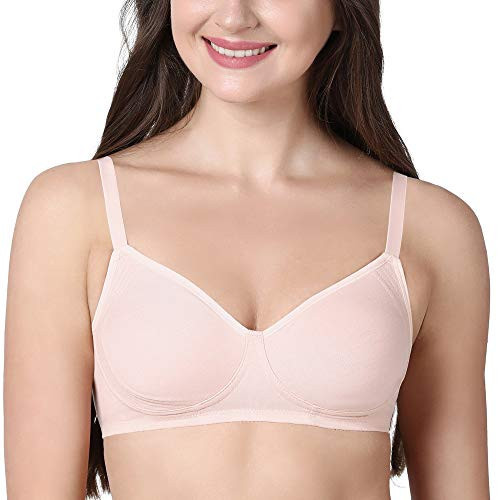Enamor A042 Side Support�Shaper�Stretch�Cotton Everyday Bra -  Non-Padded,�Wire-Free�& High Coverage