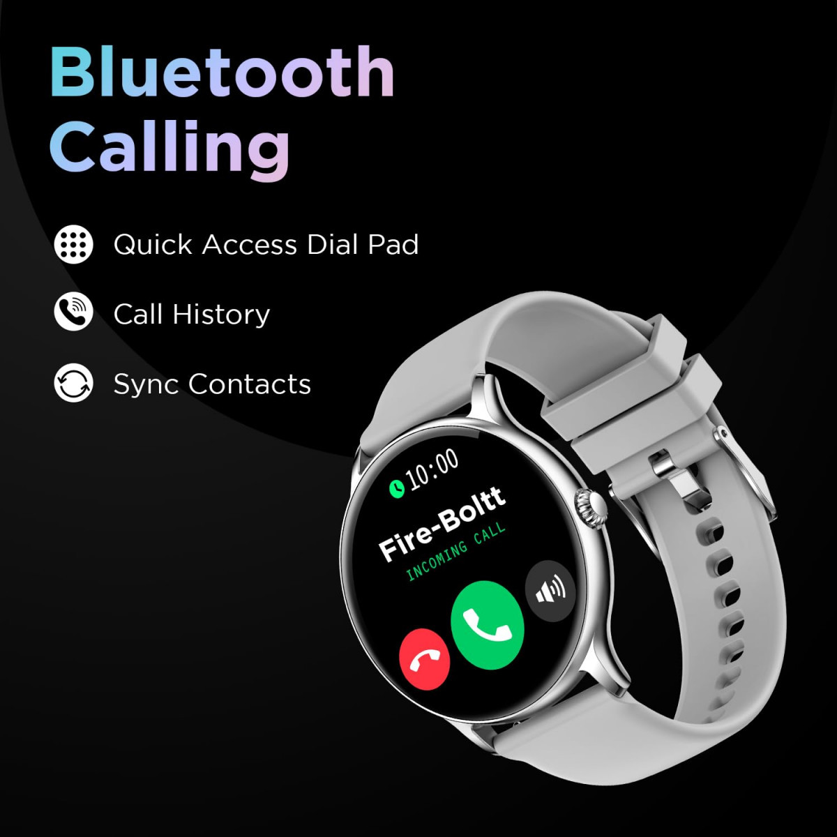 Fire-Boltt Phoenix Smart Watch with Bluetooth Calling 13120 Sports Modes 240  240 PX High Res with SpO2