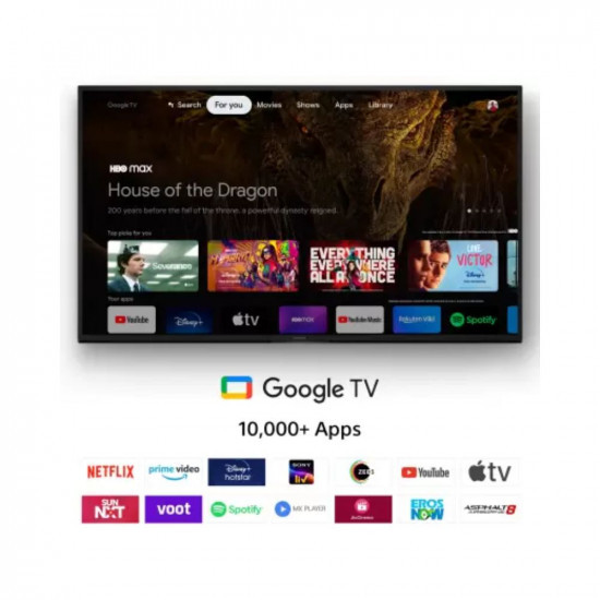 Ganesham SONY X70L 108 cm 43 inch Ultra HD 4K LED Smart Google TV 2023 Edition KD-43X70L