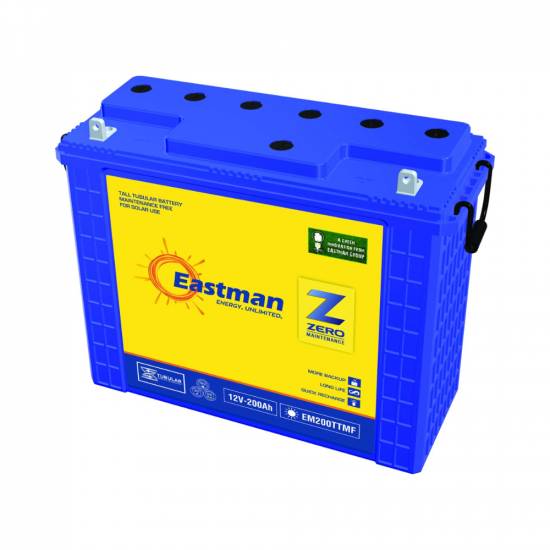 Global Eastman Recyclable Tall Tubular Conventional Inverter Battery Blue 160 AH