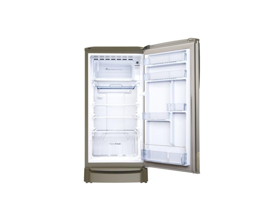 Godrej 180 L 2 Star Direct Cool Turbo Cooling Technology With Upto 24 Days farm Freshness Single Door Refrigerator RD ERIOPLS 205B THF ST GL Steel Glow