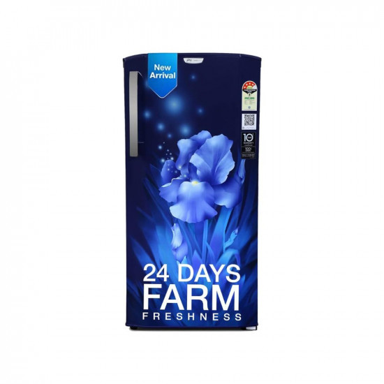 Godrej 180 L 4 Star Turbo Cooling Technology With 24 Days Farm Freshness Direct Cool Single Door Refrigerator2023 Model RD EDGENEO 207D THF AQ BL Aqua BlueArshi