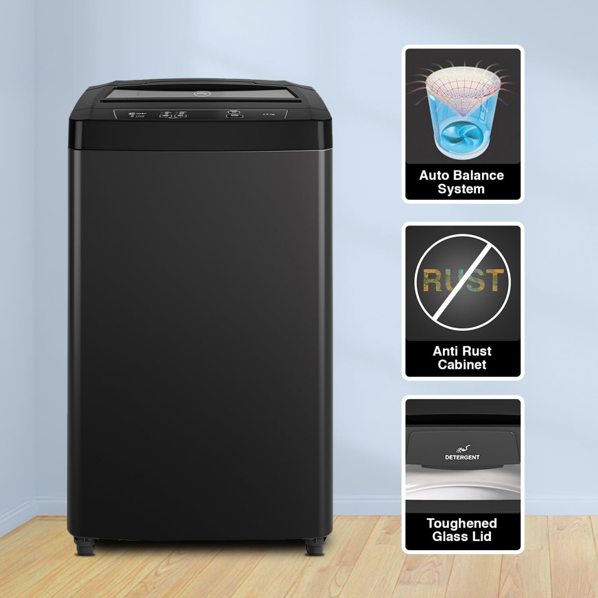 Godrej 65 Kg 5 Star I-Wash Technology for Automatic One Touch Wash Fully-Automatic Top Load Washing Machine