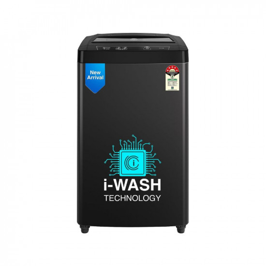 Godrej 65 Kg 5 Star I-Wash Technology for Automatic One Touch Wash Fully-Automatic Top Load Washing Machine 2023 Model WTEON 650 AP 50 GPGR Graphite Grey With Toughened Glass LidArshi
