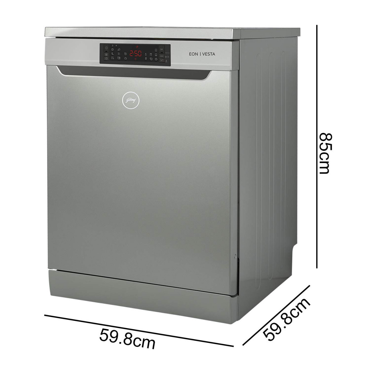 Godrej Eon Dishwasher 12 place settingAnti-Germ CrystaLight powered by UV Technology