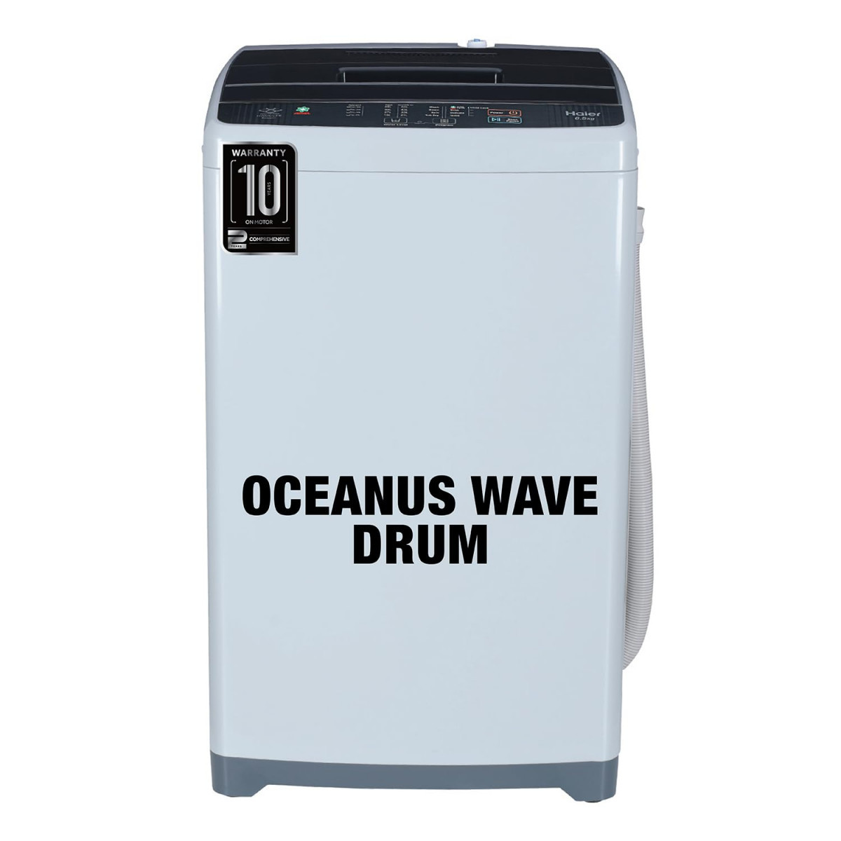Haier 6 Kg 5 star Fully Automatic Top Loading Washing Machine HWM60-AE Titanium Grey 2024 Oceanus Wave DrumNear Zero Pressure