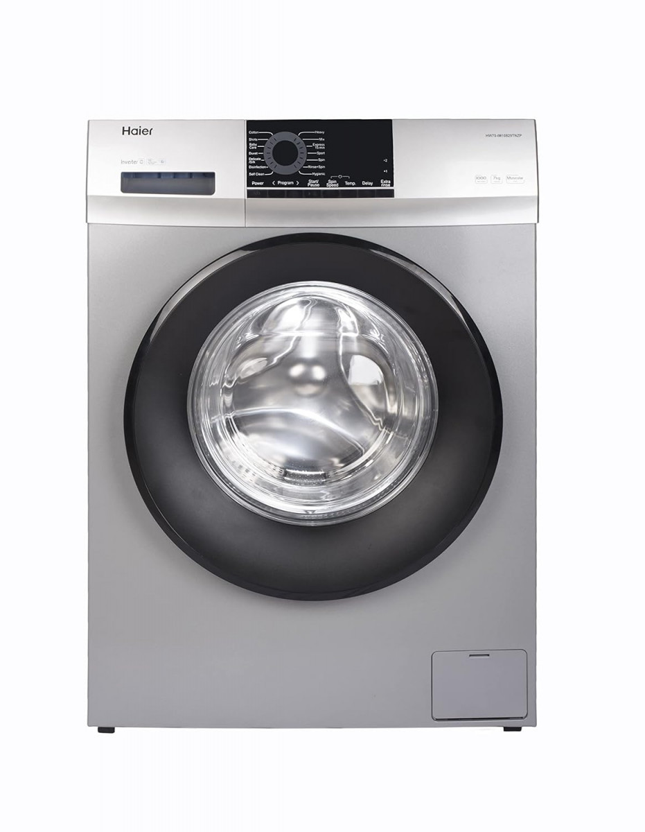 Haier 65Kg 5 Star Fully Automatic Washing Machine with Muscular Drum LED Display HW65-10829TNZP Titanium Grey
