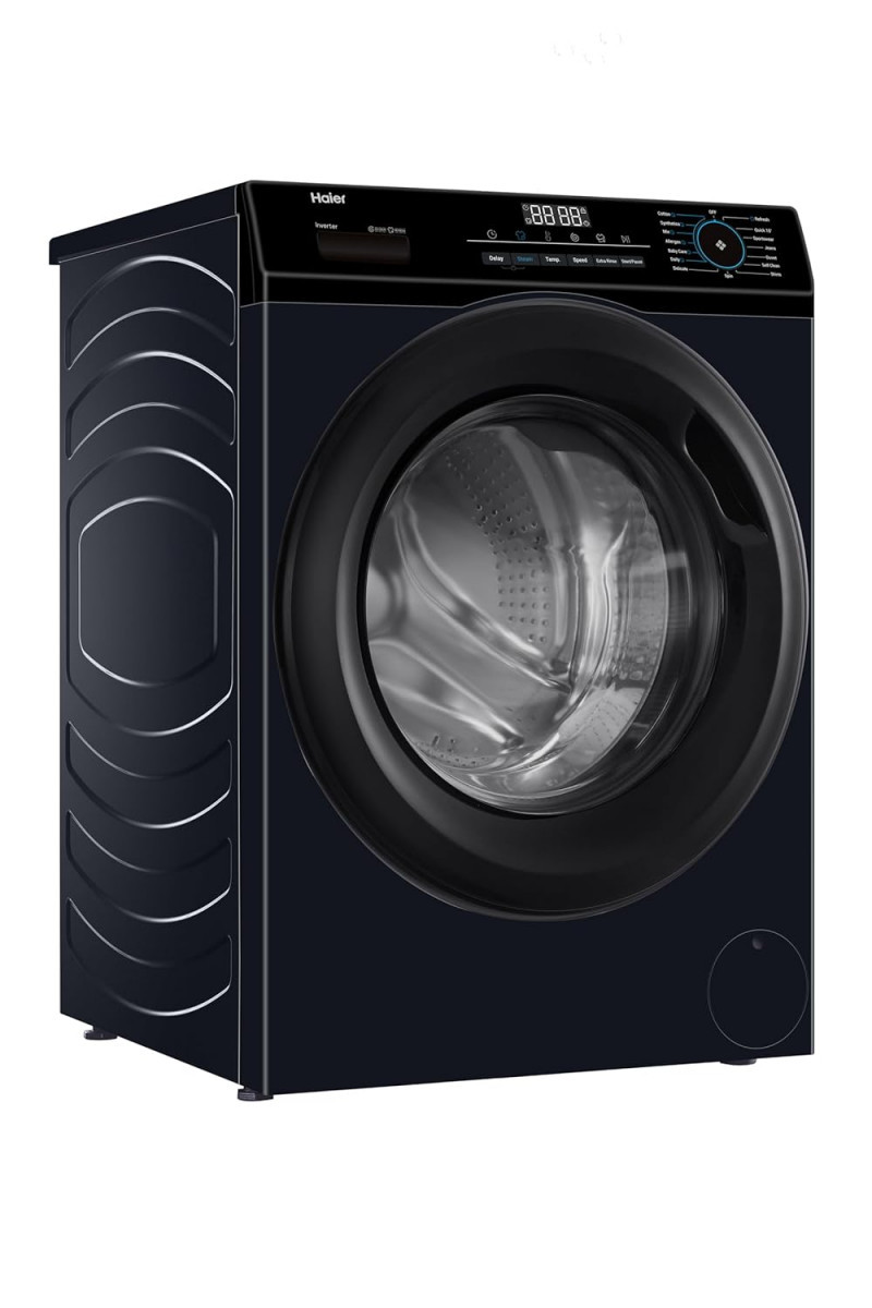Haier 7 Kg Frontload with 525 Super drum Refresh AI DBT and 5 Star rating HM70-IM12929BK