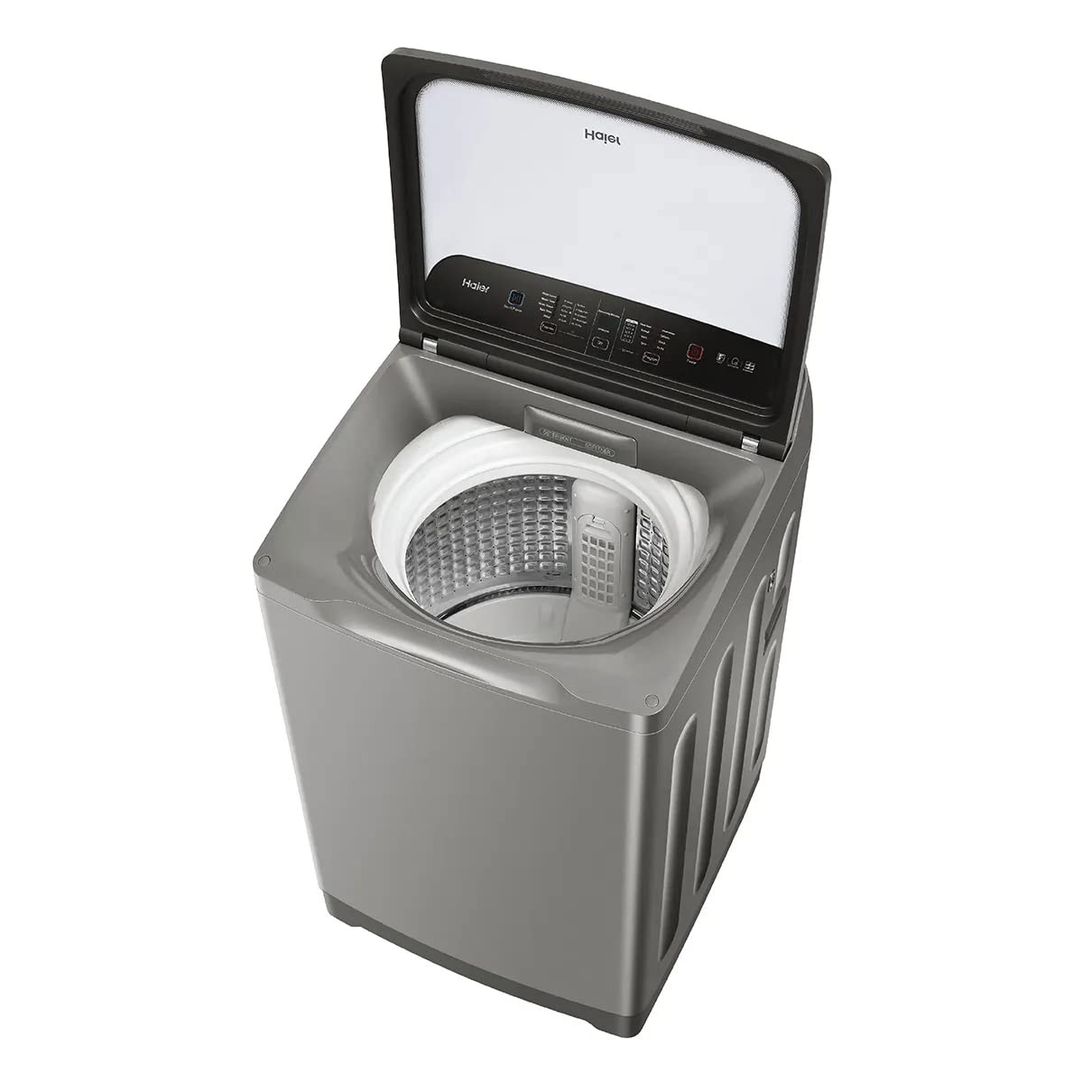 Haier 75 kg Back Panel Top Load Washing Machine with Inbuilt Heater HWM75-H678ES5 Silver Brown