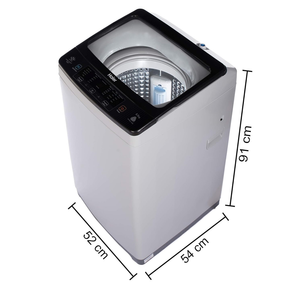 Haier HWM65-826NZP 65Kg Top Load Fully-Automatic Washing Machine Moonlight Grey