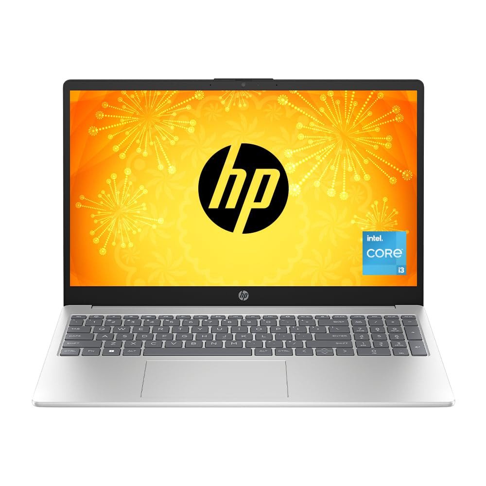 HP 15 Laptop - Core i3 13th Gen 8GB RAM 512GB SSD 156 FHD Silver