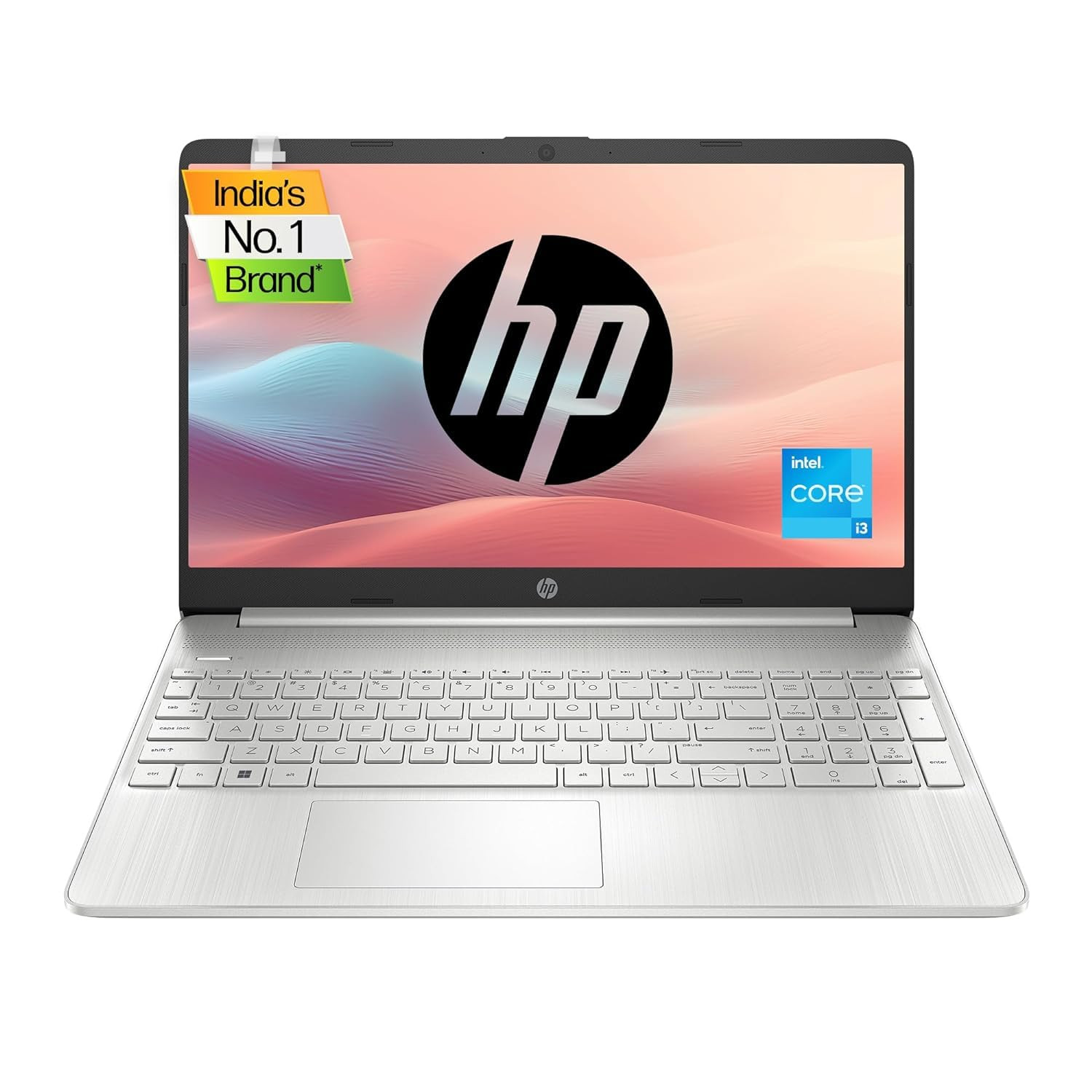 HP 15s Laptop - Core i3 12th Gen 8GB RAM 512GB SSD 156 FHD Silver