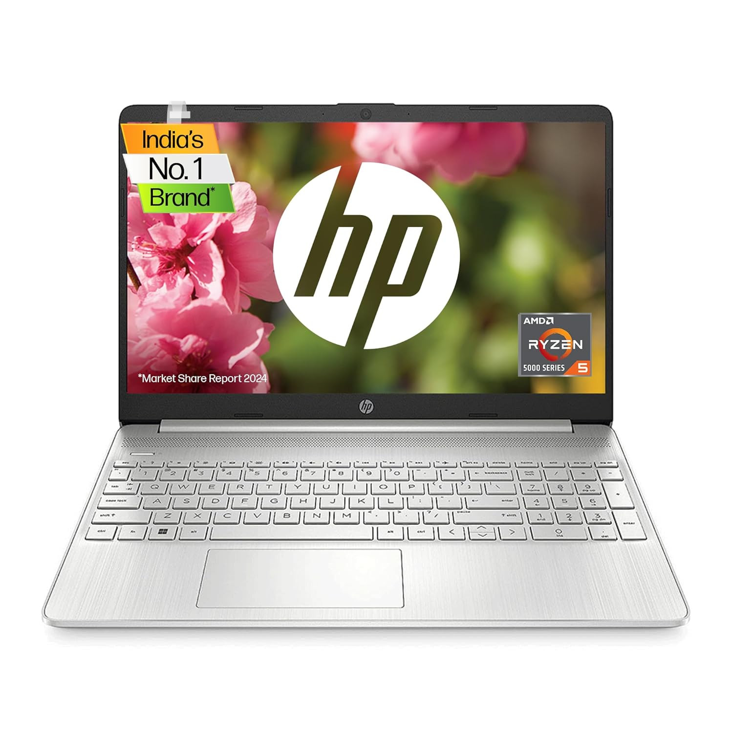 HP Laptop 15s AMD Ryzen 3 5300U 156-inch 396 cm FHD 8GB DDR4 512GB SSD AMD Radeon Graphics Thin  Light Dual Speakers Win 11 MSO 2019 Silver 169 kg eq2143AUeq2212au