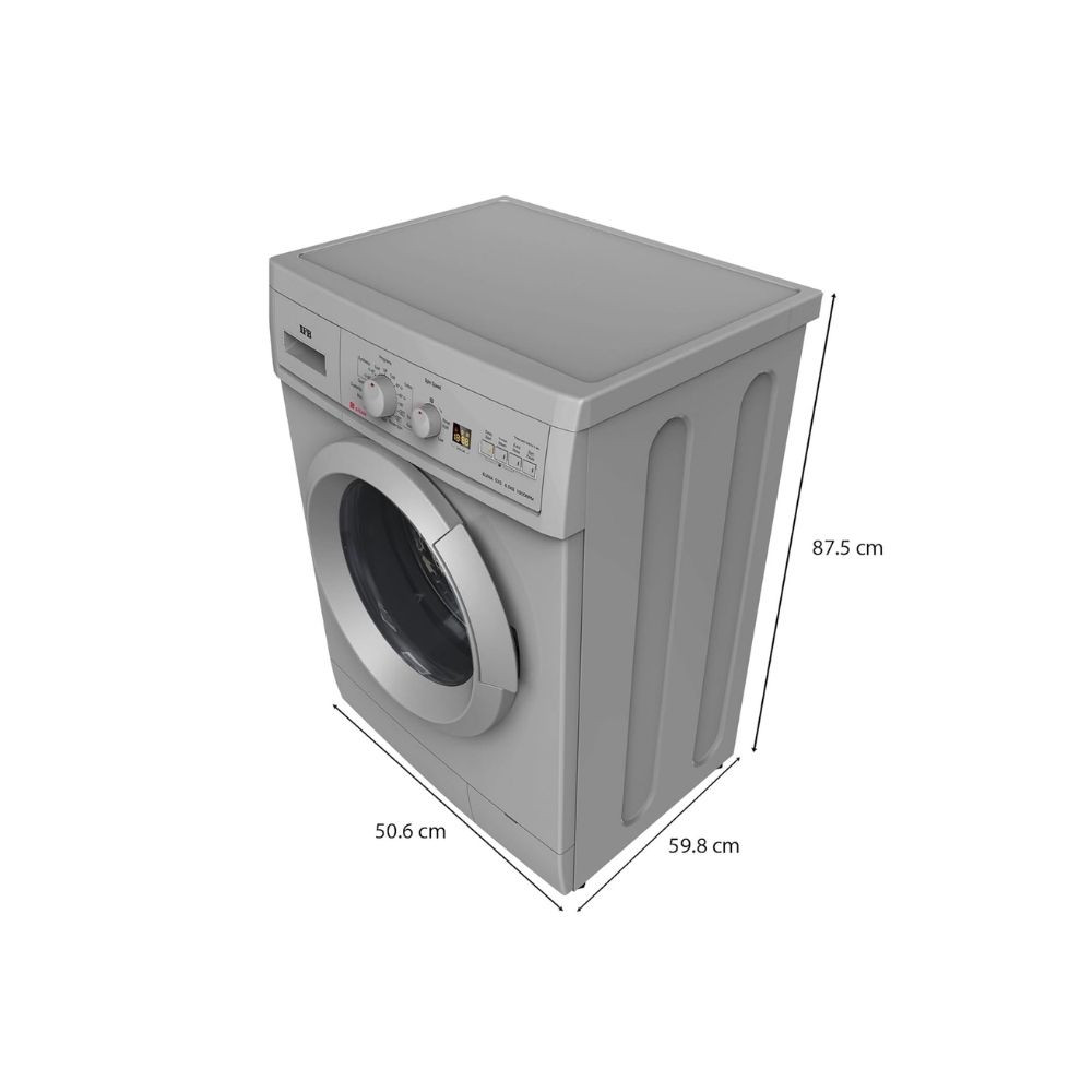 IFB 65 Kg 5 Star Fully Automatic Front Load Washing Machine 2X Power Steam ELENA SXS 6510 Silver In-built Heater 4 years Comprehensive Warranty