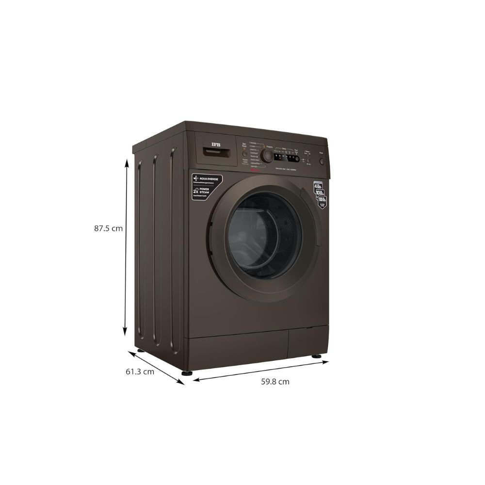 IFB 7 Kg 5 Star AI Powered Fully Automatic Front Load Washing Machine 2X Power Steam DIVA AQUA MXS 7010 2023 Model Mocha In-built Heater 4 years Comprehensive Warranty