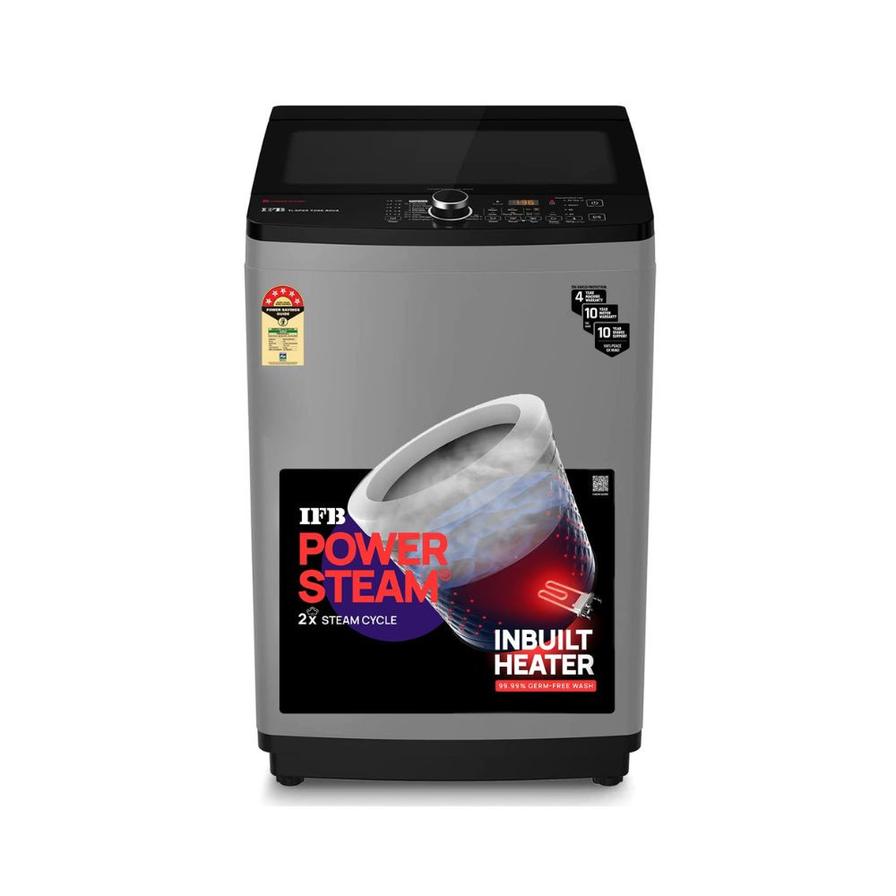 IFB 70 Kg Fully-Automatic Top Loading Washing Machine TL-SPGS 70 KG Aqua Medium Grey 2X Power Steam 4 Years Comprehensive Warranty