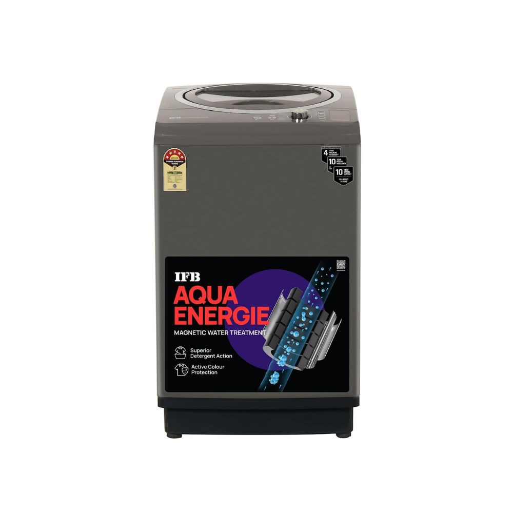IFB 80 Kg Fully-Automatic Top Loading Washing Machine TL-R3SG 80 KG Aqua Sparkle Grey Hard Water Wash 4 Years Comprehensive Warranty
