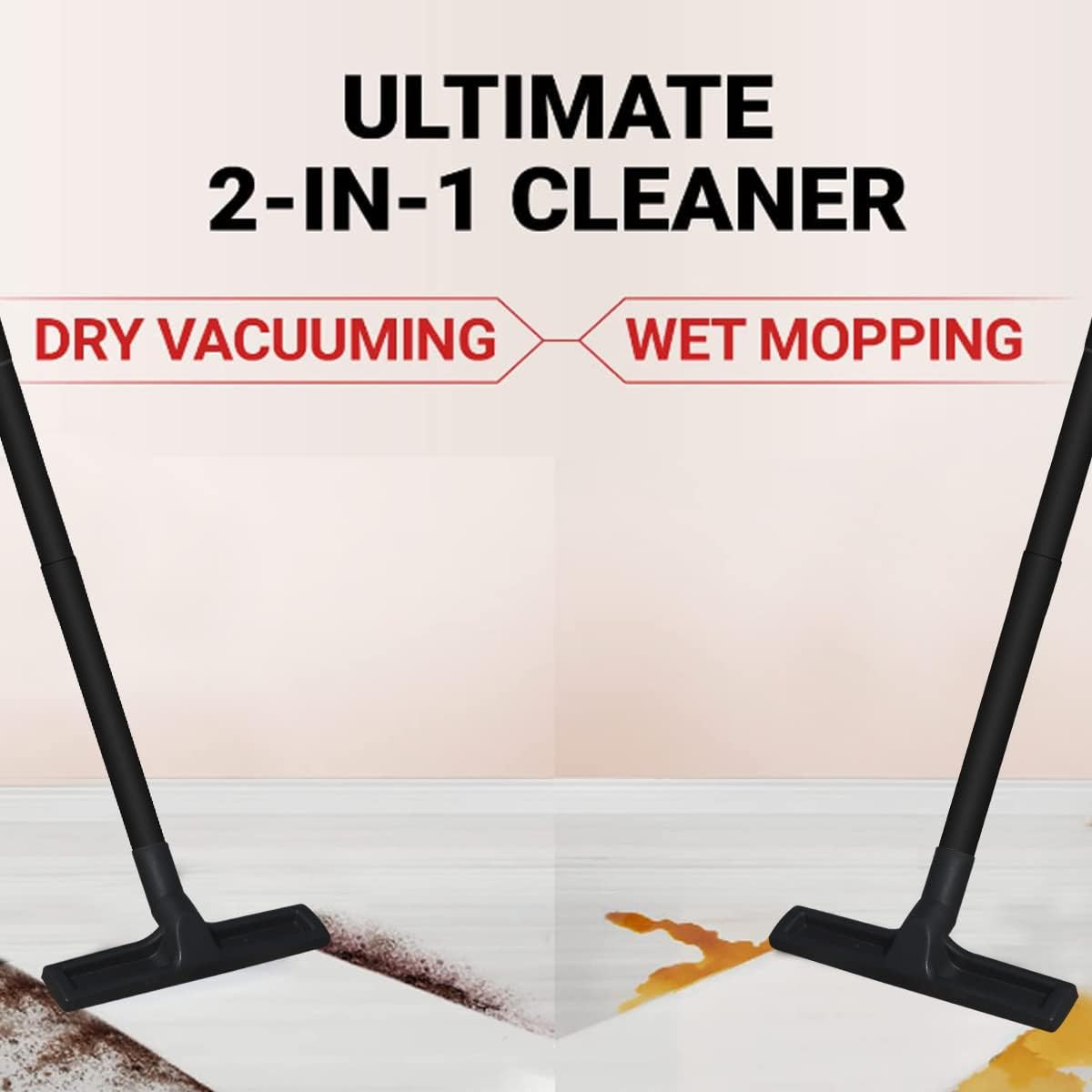 INALSA Vacuum Cleaner Wet and Dry Heavy Duty 1700 W  25 Ltr Capacity22KPA SuctionHEPA Filter  Metal Telescopic Tube2 Year WarrantySS Metal TankFor HomeOfficeHotel Cleaning Master Vac 25