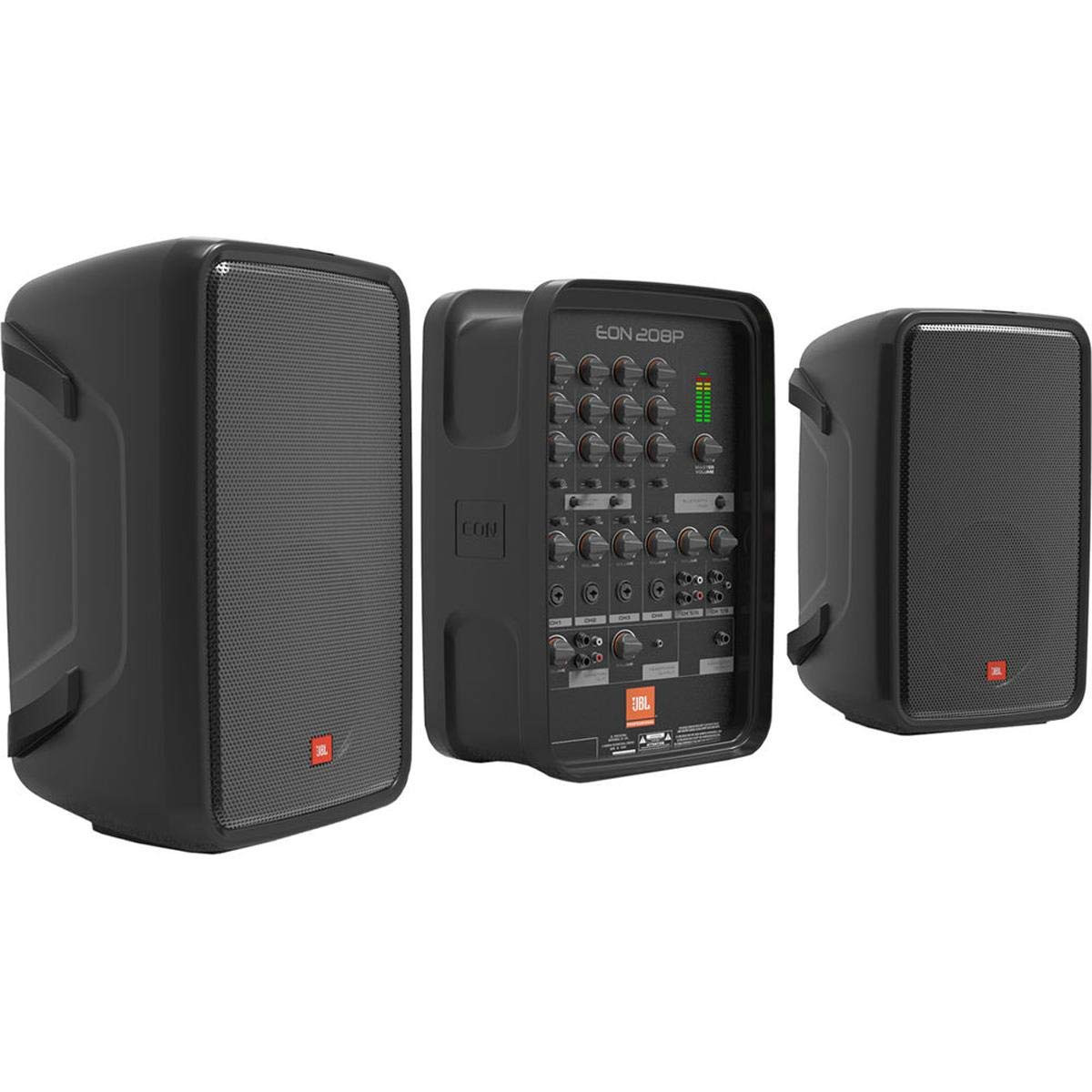 JBL Professional Auxiliary Subwoofer Jbl Eon208P 8-Inch 2-Way Portable Pa System Speaker Black