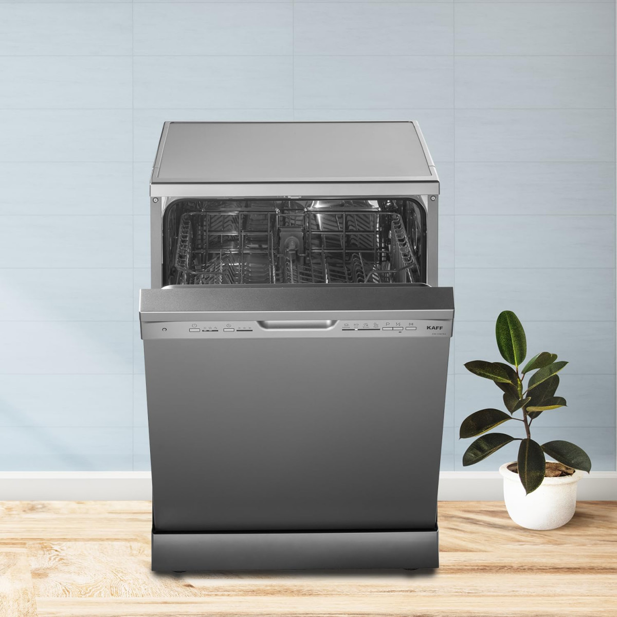 KAFF Centra 12 Place Settings Free Standing Dishwasher with Digital Display 3 Stage Filtration