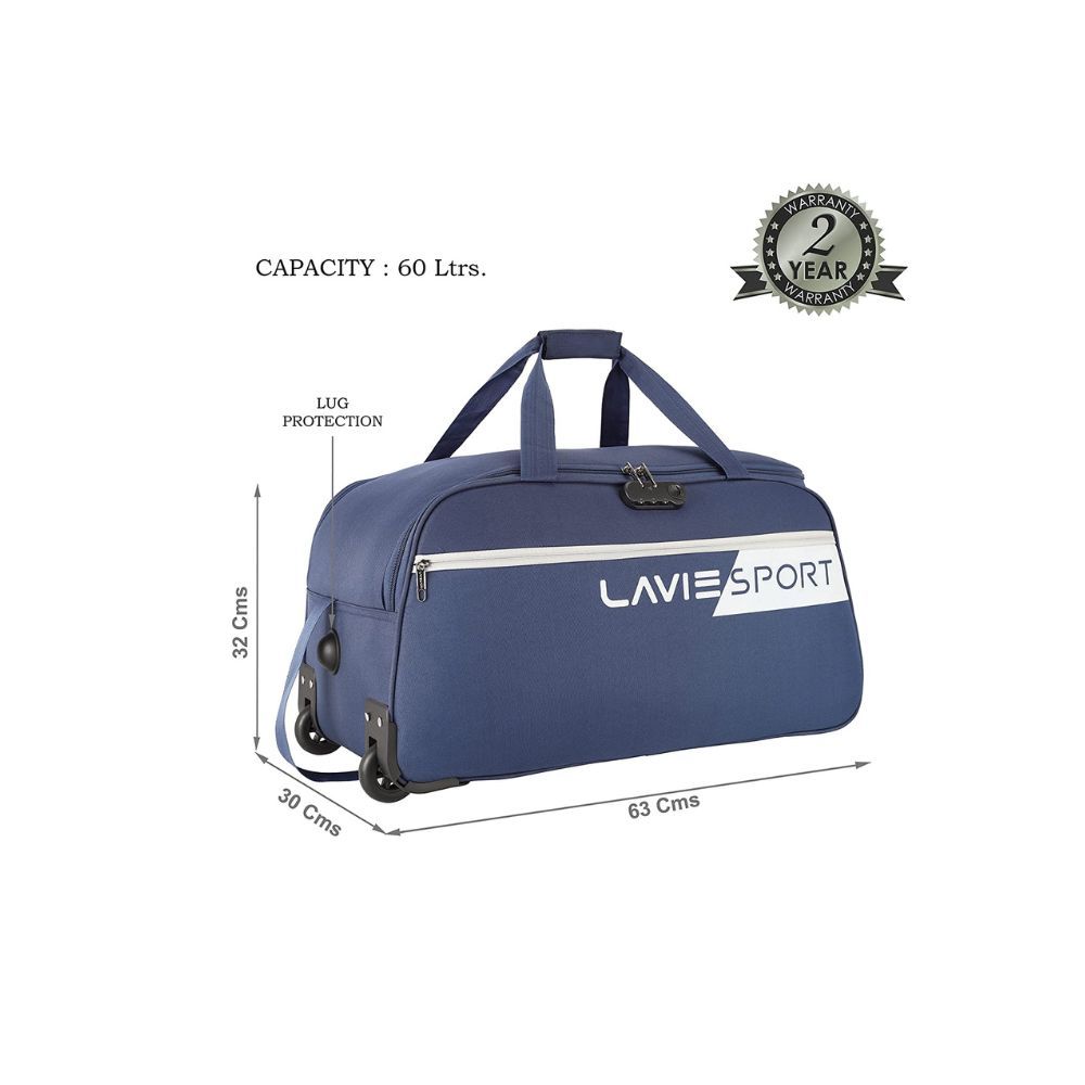 Buy Safari Spear Blue Polyester Duffel Trolley 55 cm 375 L Online at  Best Prices in India  JioMart