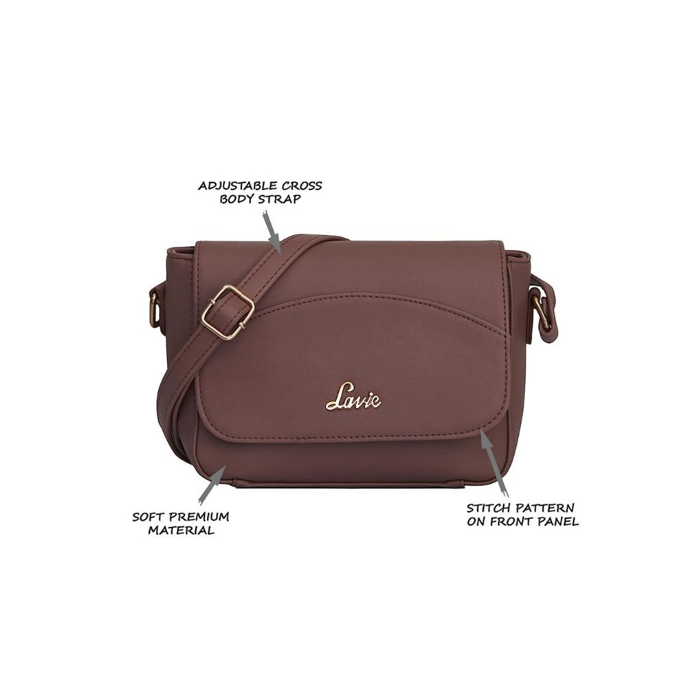 Buy Lavie Women's Glenn Medium Box Bag B Orange Ladies Purse Handbag at  Amazon.in