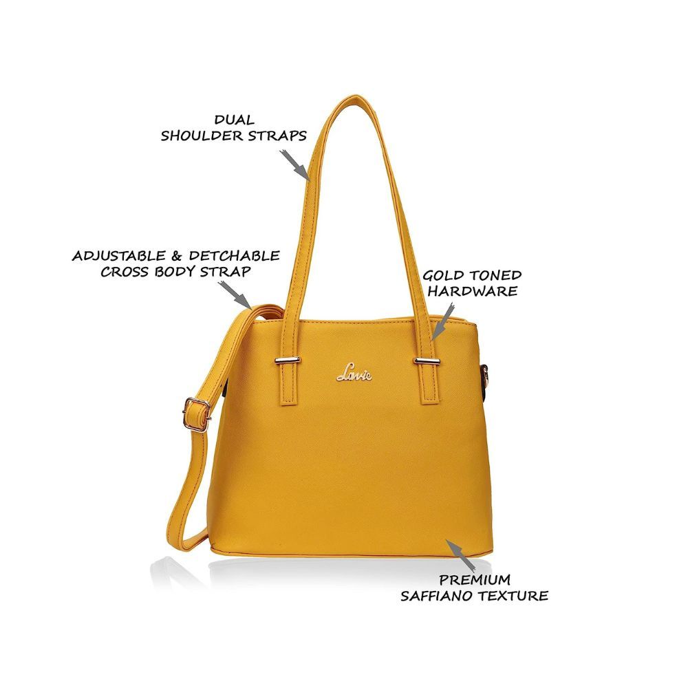 Buy Lavie Sandria Women's Laptop Handbag (Beige) online