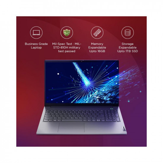 Lenovo ThinkBook 15 G5 AMD Ryzen 3 156 FHD Antiglare 250 Nits Thin and Light Laptop 8GB RAM512GB SSDWindows 11 HomeFingerprint ReaderMineral Grey1 Year Onsite17 kg 21JF002JIN