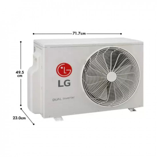 LG 1 Ton 3 Star Split Inverter AC - White TS-Q12CNXE Copper CondenserArshi