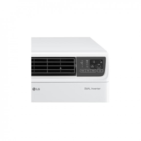 LG 15 Ton 3 Star DUAL Inverter Window AC Copper Convertible 4-in-1 cooling RW-Q18WUXA 2023 Model HD Filter with Anti-Virus Protection White