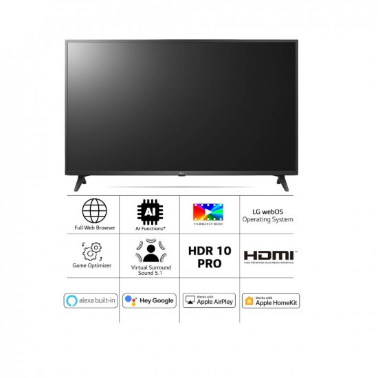 LG 164 cm 65 inches 4K Ultra HD Smart LED TV 65UQ7500PSF Ceramic Black